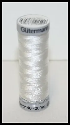 Gutermann Sulky & Metallic Sewing Machine Thread For Embroidery - 200m Spools • £3.69