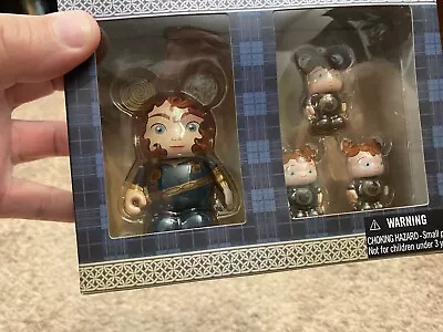 Disney Parks Pixar Brave Vinylmation Merida Harris Hubert Hamish Triplets NEW • $42.50