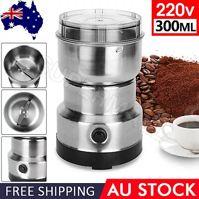 Electric Coffee Grinder Grinding Milling Bean Spice Matte Blender Grinder OZ • $10.99