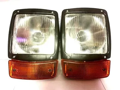 JCB Telehandler Loader Head Lights 12V (LH+RH) Pair Headlamp Indicator. • $125.69