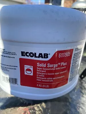 One 9lb Tub Of ECOLAB Solid Surge Plus 6117905 • $25