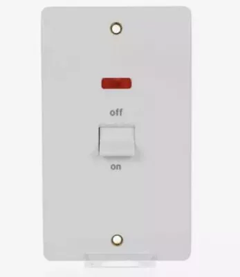 £4.75 • Buy Mk K5215 Whi Logic-plus 50a 2g Dp Switch, & Neon