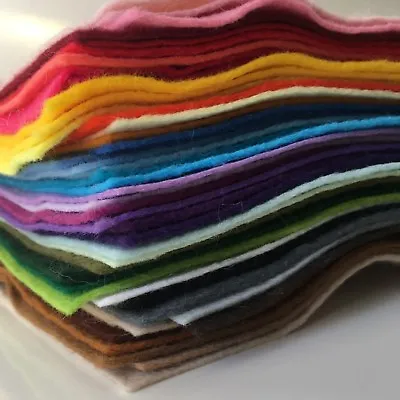 Wool Mix Felt Pack I 40 Individual Colours | Big Bundle Value  • £20