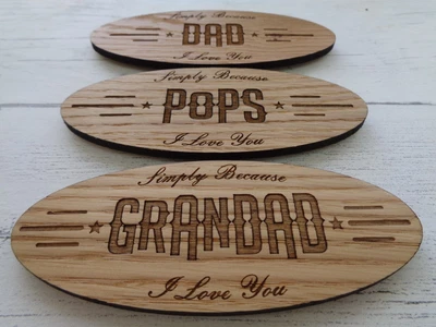 £4.49 • Buy Personalised Fridge Magnet Fathers Day Gifts DAD GRANDAD POPS Birthday Present