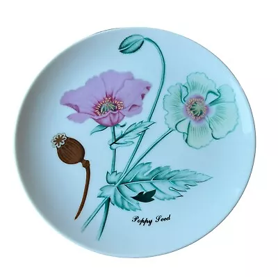 Vintage Horchow Collection Poppy Seed Salad Botanical Plant Plate Made In Japan • $12.95
