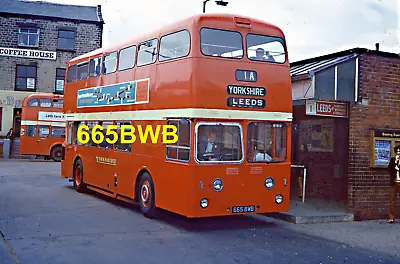 £3.30 • Buy Bus Slide Original X Sheffield 665BWB-Yorkshire Woollen-134-Leyland PDR1-Weyman