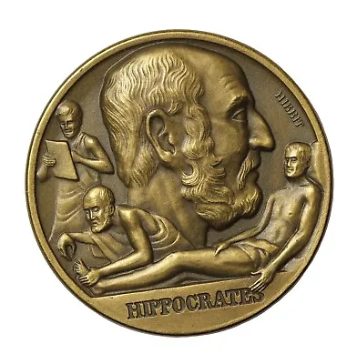 Medical Heritage Society Hippocrates Bronze Medal Medallic Art Company MACO • $35