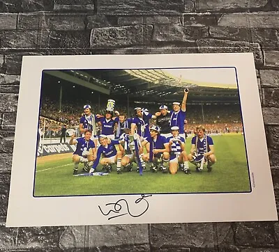 Everton 1984 FA Cup Winners A3 Poster Hand Signed Kevin Ratcliffe With COA • £4.99