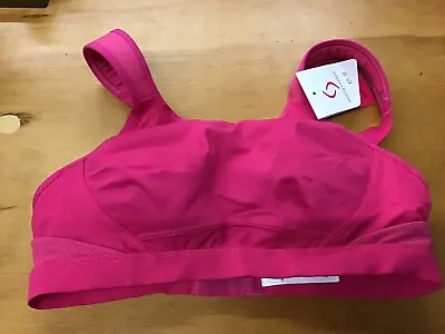 Brooks Moving Comfort Maia Sports Bra - Power Pink Size 32 C - New With Tags • $25