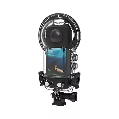 Camera Underwater Shell Diving Protective Waterproof Case For Insta360 X3 • £44.88