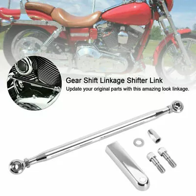 CNC Chrome Gear Shift Linkage Shifter Link Fit For Harley Touring Softail Dyna • $16.98