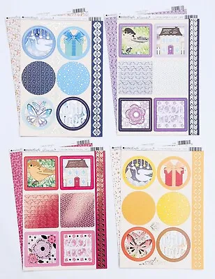 8 X A4 Kanban Cutterdie Topper Sheets & Card - Ready To Cut - 25p Each! (812) • £2