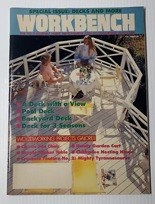 Workbench Magazine Vintage Woodworking Home Improvement 90s July 1992 • $9.99