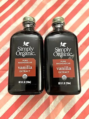 2 Simply Organic Pure Madagascar Vanilla Extract 16oz NONGMO GlutenFree NOSUGAR+ • $20.99