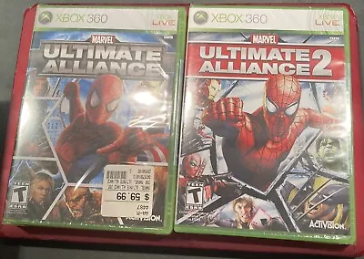 NEW! SEALED! Marvel Ultimate Alliance 1 And 2!!!! XBOX 360! WOW RARE! • $43