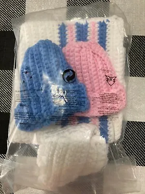 7-9  Knit Set Mini Reborn Baby Doll Accessories Blanket For Micro Preemie Dolls • $13.99