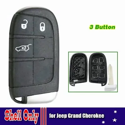 3 Button Smart Remote Key Shell Case Fob For Jeep Grand Cherokee 2014 -2021 • $14.90