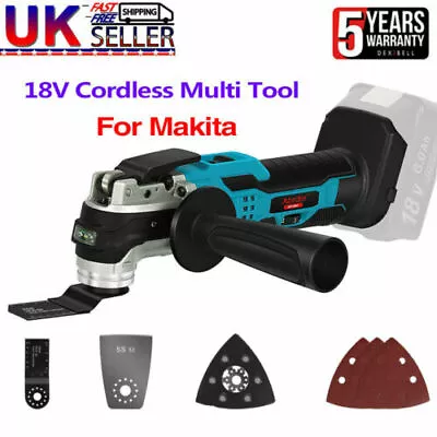 Abeden For Makita 18V Li-Ion Cordless Multi Tool Keyless Blade Change Bare UK • £63.99