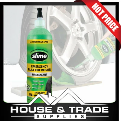 $32.90 • Buy Slime Tire Sealant 473ml Emergency Flat Tyre Repair Tire Sensor Safe 10011