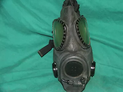 Vintage U.S. Army M17 Gas Mask 1985 Model With BAG & Drinking Tube  Size S SMALL • $50