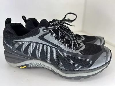 Merrell Siren Edge 3 Womens Size 9.5 Wide Gray Mesh Athletic Hiking Shoes • $29.99