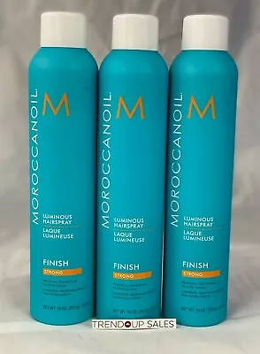 MoroccanOil Luminous Hairspray  STRONG  Hold  10 Oz -  PACK OF 3   GUARANTEED! • $62.97