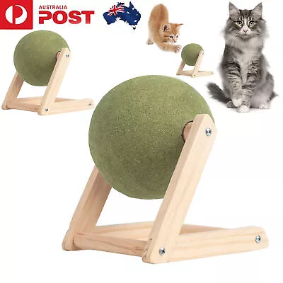 Sisal Cat Scratching Ball Cat Scratcher Toy Handmade Non-toxic Hemp Rope Ball • $31.99