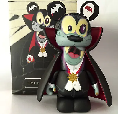 Disney Vinylmation 3  Halloween Spooky 2 Vampire Bat Goofy 2012 Dracula Figure  • $15.19