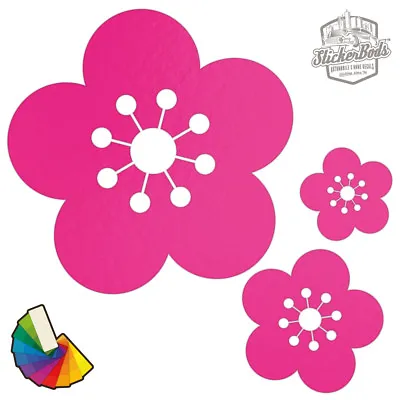 20 Daisy Flower Car & Wall Stickers / Decals | Choose From 30 Colours S1 • £4.50