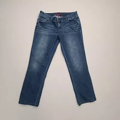 Elle Pants Womens 12 Blue Comfort Casual Outdoors Ladies • $12.50