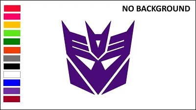 DECEPTICON TRANSFORMER CYBERTRON Decal Sticker For Car Window Laptop Tumbler • $2.19