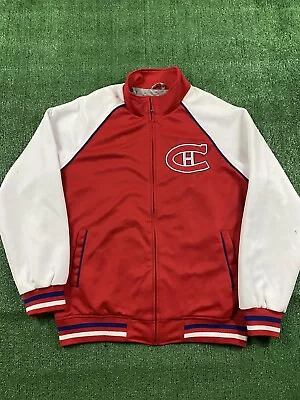 G-III Sports Mens Montreal Canadiens Jacket Red White Sz XL • $19.99