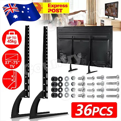 $22.85 • Buy Universal TV Stand Mount Riser For Samsung Sony Sharp LCD LED TCL 37-75  Screen