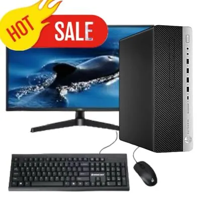 HP Desktop Computer PC 16GB RAM 1TB SSD 22  LCD Monitor Windows11Pro WiFi BT • $65.99