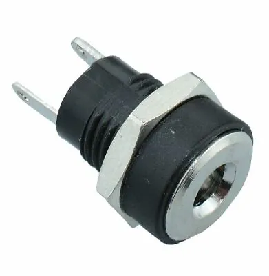 5 X 1.3mm X 3.5mm Panel Mount DC Power Socket • £5.19