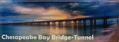 Chesapeake Bay Bridge-Tunnel Panoramic Fridge Magnet • $6.99