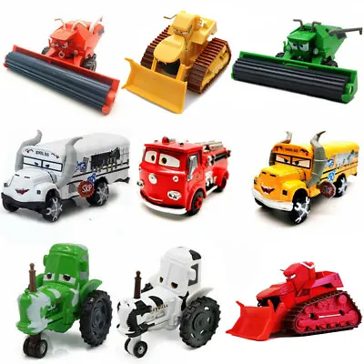 £6.99 • Buy Disney Pixar Cars Frank &Tractor Red Chuy Firetruck Diecast Model Toy Movie Car