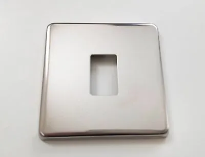 £5.99 • Buy Light Switch Cover Plate Conversion In Victorian Chrome Single / Double Stick On