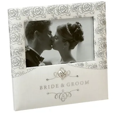 £10.50 • Buy Juliana Impressions Roses Wedding Photo Frame 4x6  - Bride & Groom