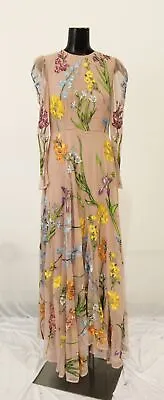 ASOS EDITION Women's Garden Floral Embroidered Maxi Dress CD4 Pink Size US:6 NWT • $149.99