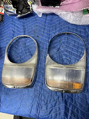 MERCEDES 280SL 250SL 230SL PAGODA W113 US STYLE HEADLIGHT FRAME DOOR PAIR 113 • $499