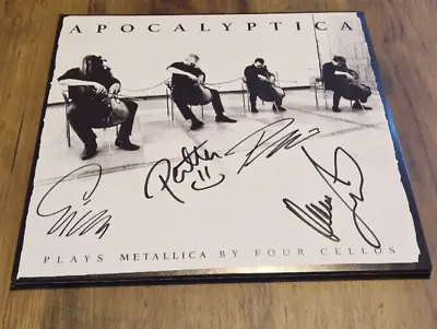 Apocalyptica HAND SIGNED VINYL Plays Metallica By Four Cellos • £115