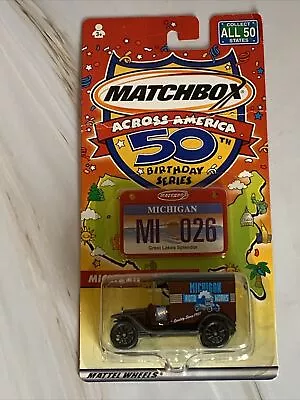 1989 Matchbox Car America 50th Birthday Michigan 1921 Ford Model T. • $10