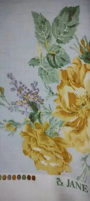 1.6 X METRES 137cm JANE CHURCHILL COUNTRY ROSE 2002 UPHOLSTERY CURTAIN FABRIC [F • £25
