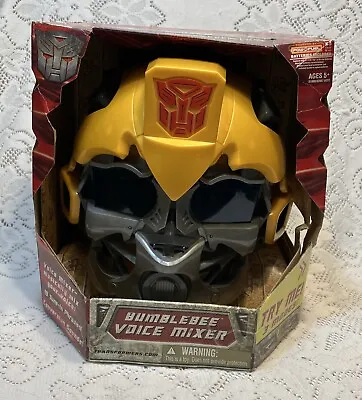 Bumblebee Transformers Revenge Of The Fallen 2008 Voice Mixer Helmet NIB • $29.99