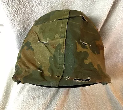 Vietnam Era M1 Ground Combat Helmet With Liner 1968 & Mitchell Cover Dated 1964 • $125