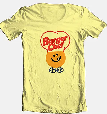 Burger Chef T-shirt Retro 70s 80s Fast Food Adult Regular Fit Cotton Graphic Tee • $19.99