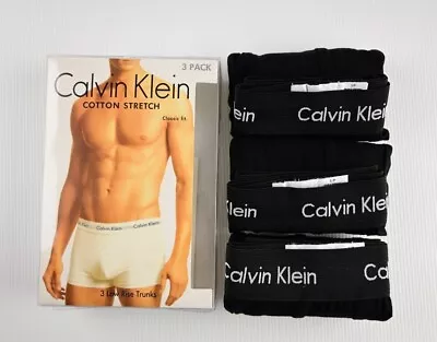 Calvin Klein CK  Men's Boxer Briefs 3 Pack - Black • $34.99