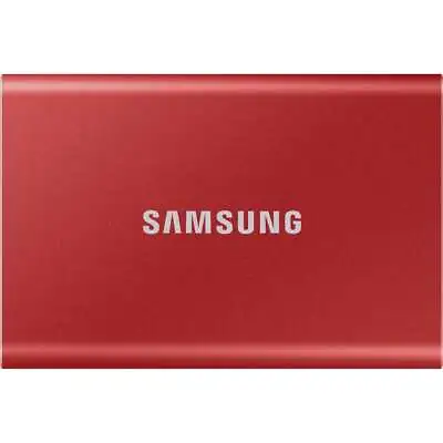 $268 • Buy Samsung T7 2TB USB 3.2 Portable SSD - Metallic Red