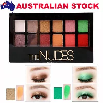 12  Colours Eyeshadow Eye Shadow Palette Makeup Kit Set Make-Up Professional Box • $9.98